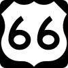 Route 66's shield